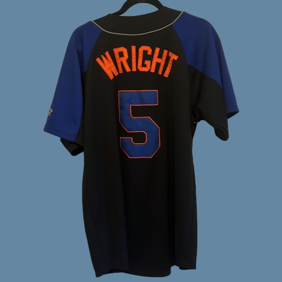 MLB Mets David Wright 5 Baseball Jersey - Picture 3 of 5